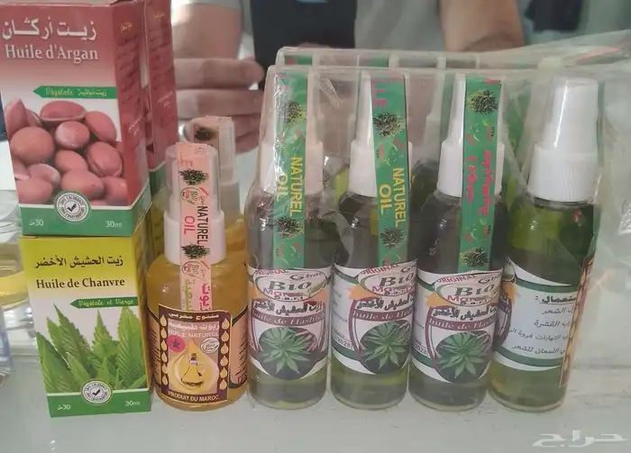 زيت حشيش مغربي للشعر 50 ميلي وزيت أركان 30 ميلي 1