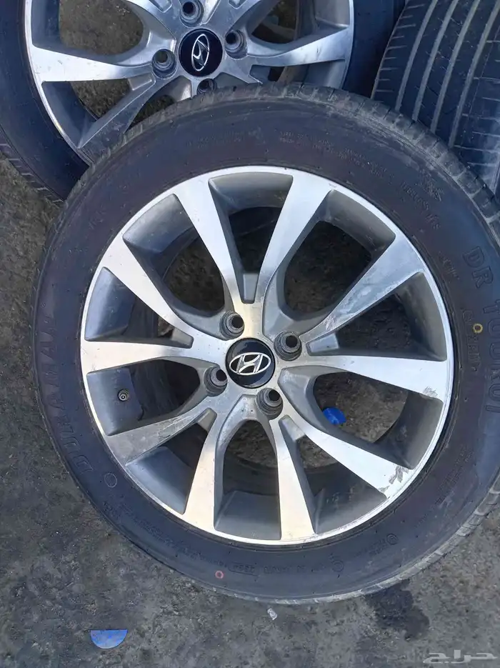 جنوط كروم اكسنت ويارس جنوط مع كفرات مقاس16 55 205 1