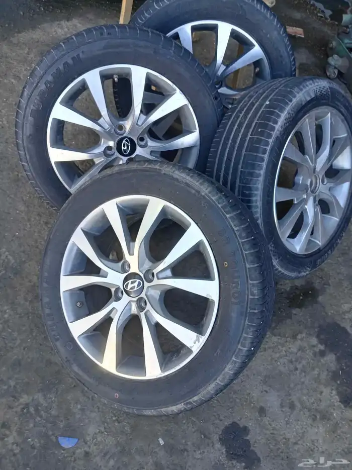 جنوط كروم اكسنت ويارس جنوط مع كفرات مقاس16 55 205 0