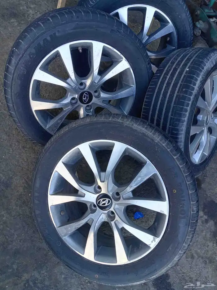 جنوط كروم اكسنت ويارس جنوط مع كفرات مقاس16 55 205 3