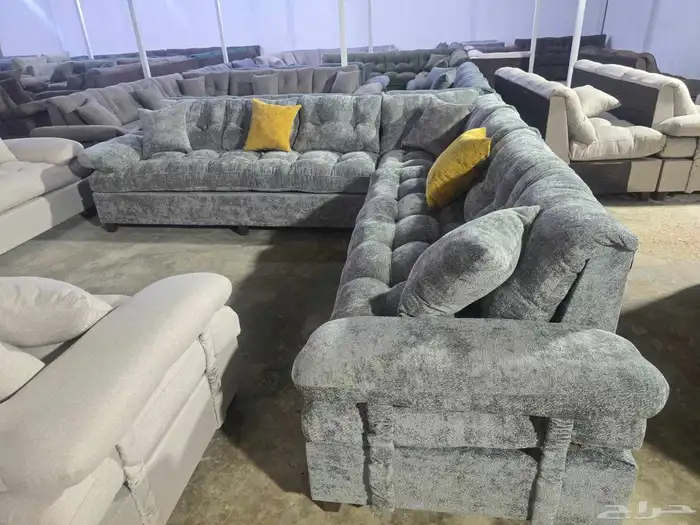 كنب جديد جاهز حرف ال و7نفر 0