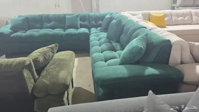 كنب جديد جاهز حرف ال و7نفر 23