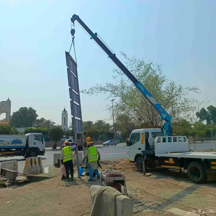 ونش سطحه كرين رافعات دينا ونش باسكت للايجار 1