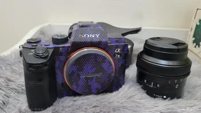 كاميرا sony a7 iii وعدسه 50 جي ماستر 0