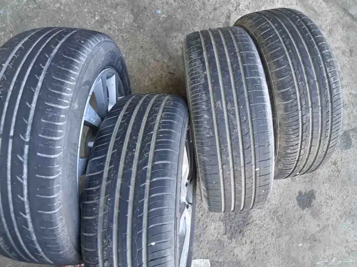 جنوط كروم اكسنت ويارس جنوط مع كفرات مقاس16 55 205 2