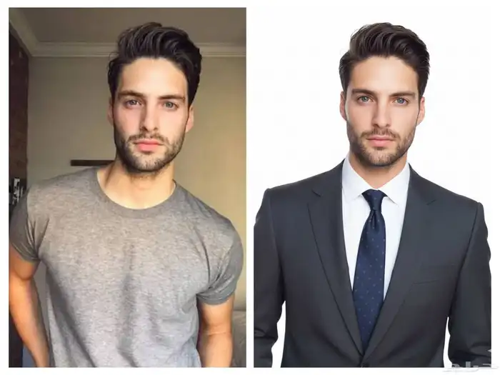 حول اي صورة لديك لصورة رسمي للسيرة الذاتية 1