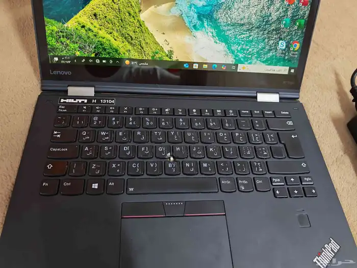 لابتوب لينوفو i7 و16 رام شاشه لمس مع قلم وسريع جدا 10