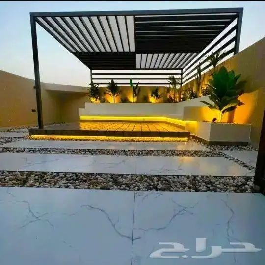 منسق حدائق غرف زجاجية شلالات نوافير جلسات خارجيه 0