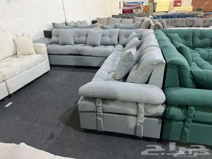 كنب جديد جاهز حرف ال و7نفر 19