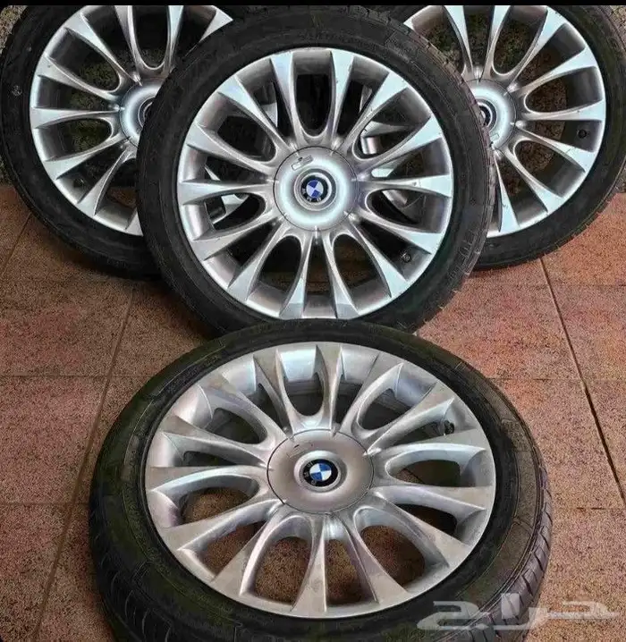 جنوط BMW 2015 indvidual مع كفرات نظيفه 1