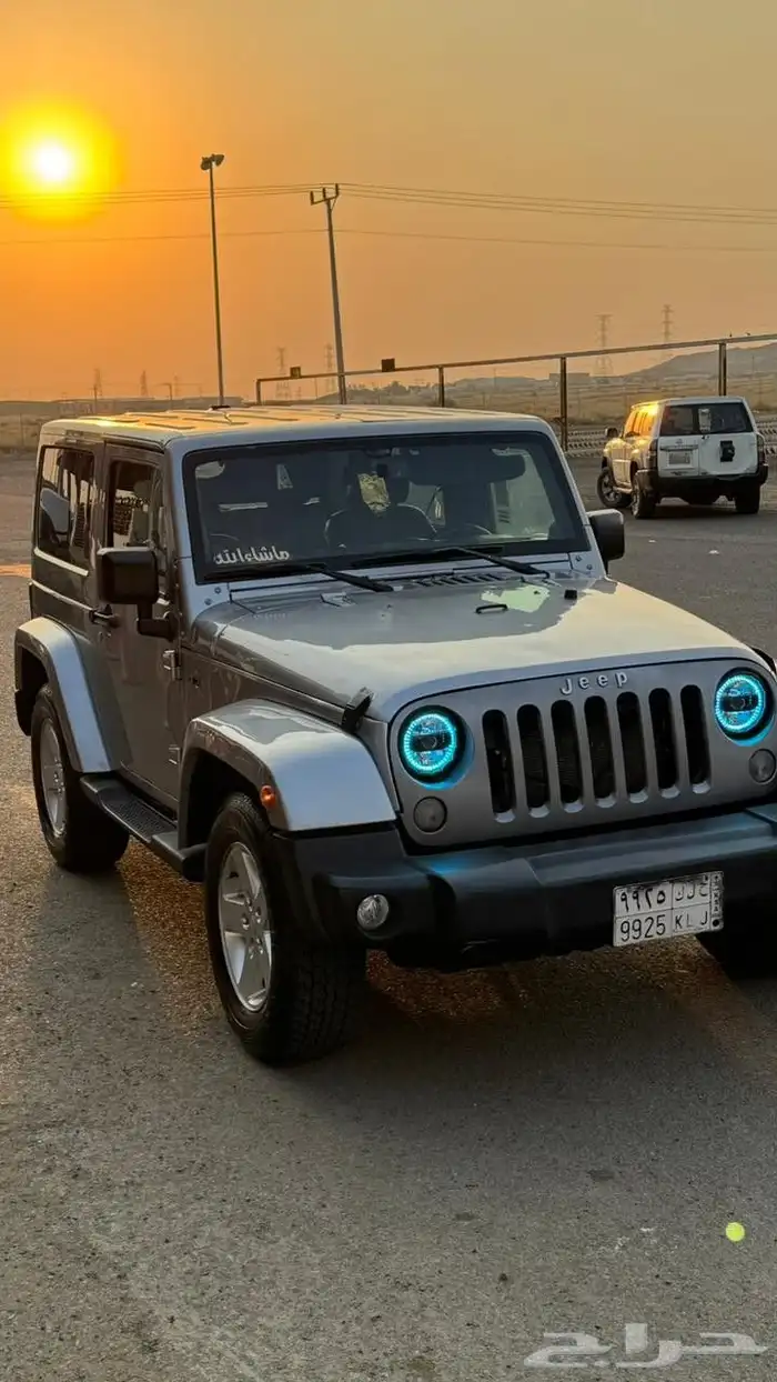 جيب رانجلر قير عايدي مرشوش كامل على نظافه 0