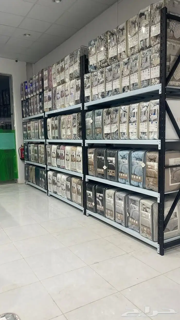 رفوف تخزين ارتفاع 3 متر ( بزة ) أرفف تحمل 300 ك ب 400 ريال 0