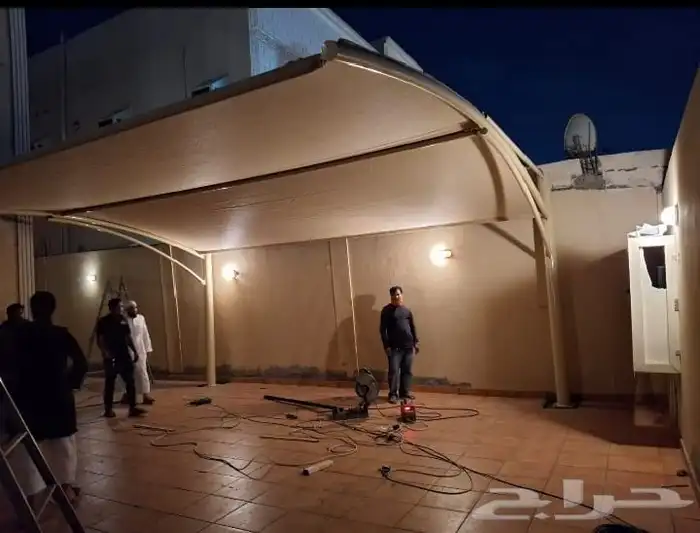 مظلات وسواتر وبيوت الشعر جده وتغيير قماش وفك ونقل 2