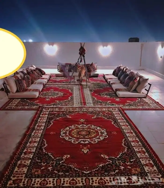 تاجير جلسات شعبيه وتاجير كراسي وطاولات وتاجير جلسات مغربيه و 3