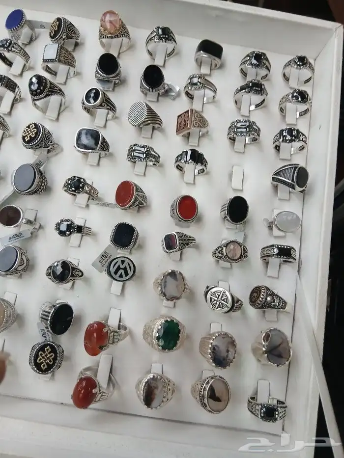 خواتم فظه عقيق يماني فيروزه خواتم فظه ملكي 1