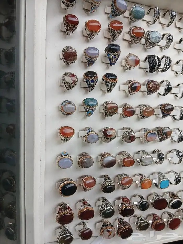 خواتم فظه عقيق يماني فيروزه خواتم فظه ملكي 4