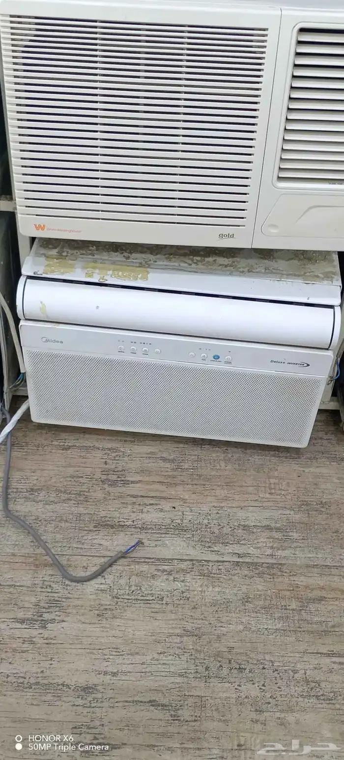 متوفر مكيف شباك ميديا انفرتر 24وحده 1500ريال 0