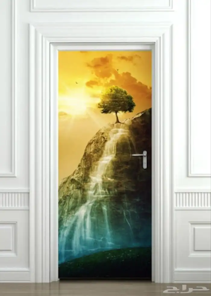 طباعة استكرات والواصق أبواب وسيارات وطباعه لوحات بتصميمات عص 8