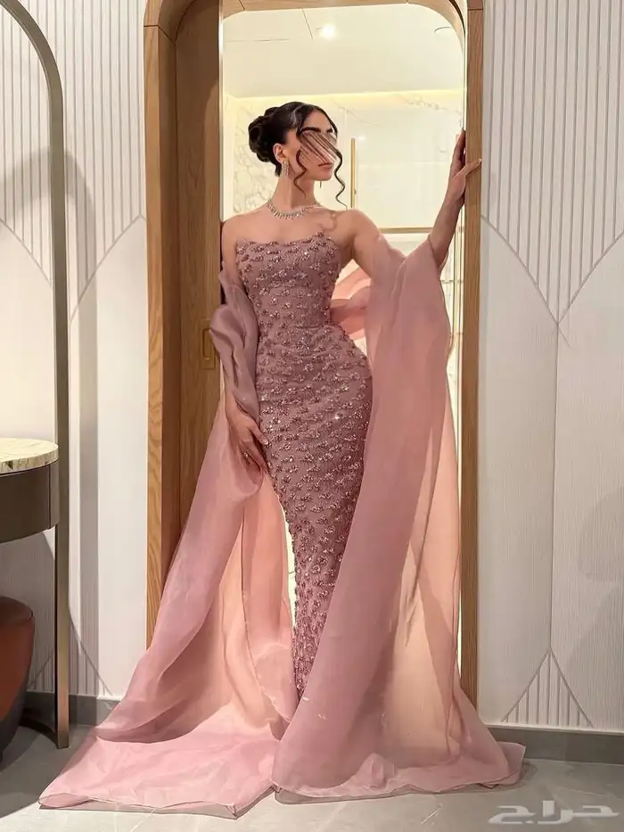 فساتين مناسبات حديثه وراقية خامات فخمه ومريحه في اللبس نشحن 33