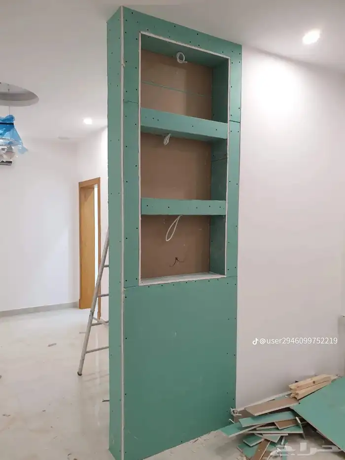 عمل جبس بورد سيمنت بورد شيبورد بديل رخام تكسيات البكيرية 24