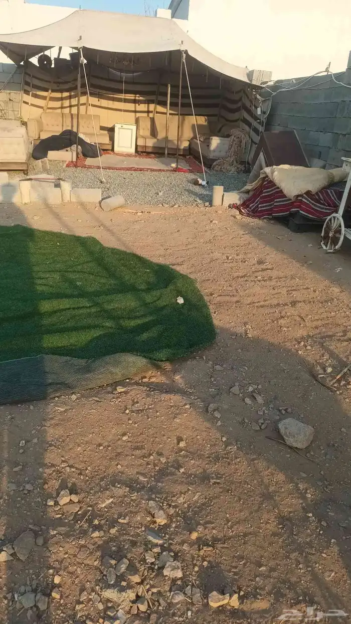 خيمه 4 x 6 ورواق خارجي وجلسات كراسي خارجيه( الغولاء.عسفان ) 0