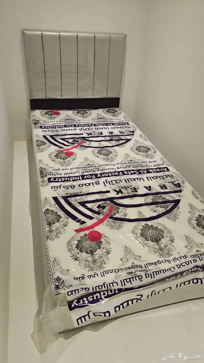 سرير خشب مقاس 190 190  سرير خشب نفر ونص مقاس 3