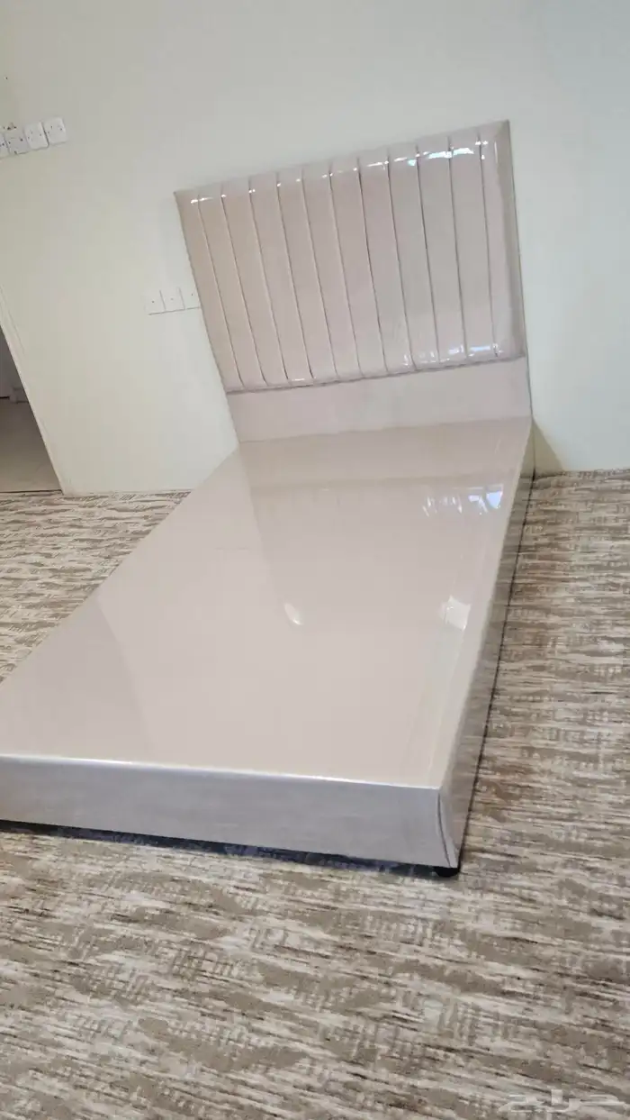 سرير خشب مقاس 190 190  سرير خشب نفر ونص مقاس 7