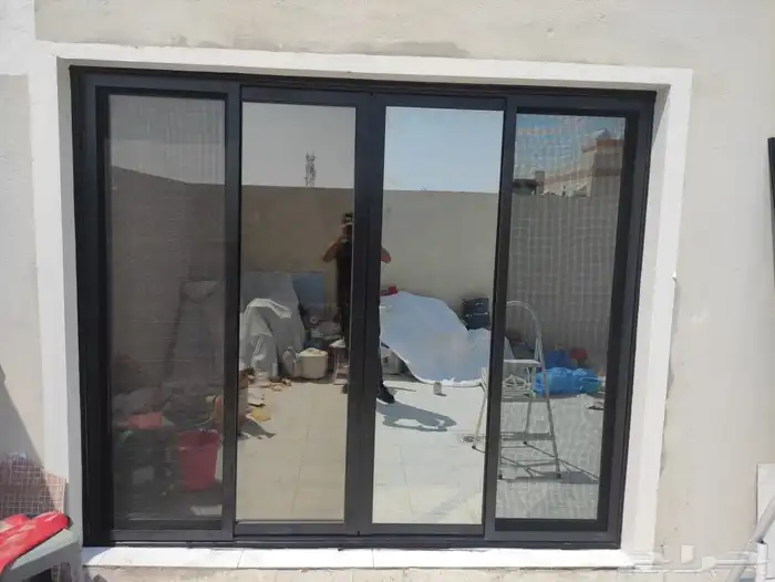 نوافذ شتر المنيوم نوافذ المنيوم زوجاج و ابواب المنيوم 7