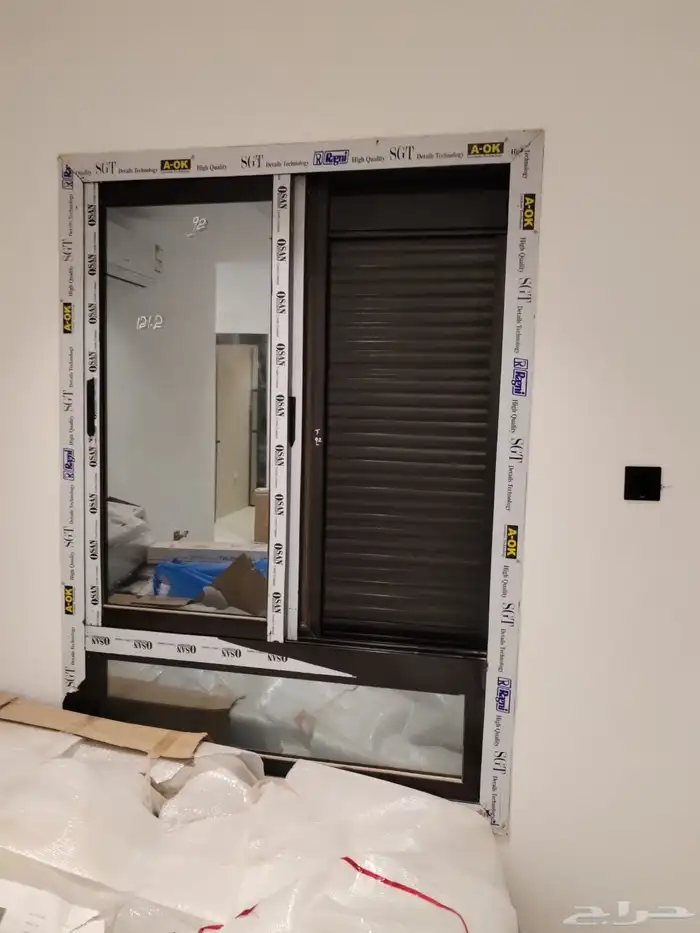 نوافذ شتر المنيوم نوافذ المنيوم زوجاج و ابواب المنيوم 9