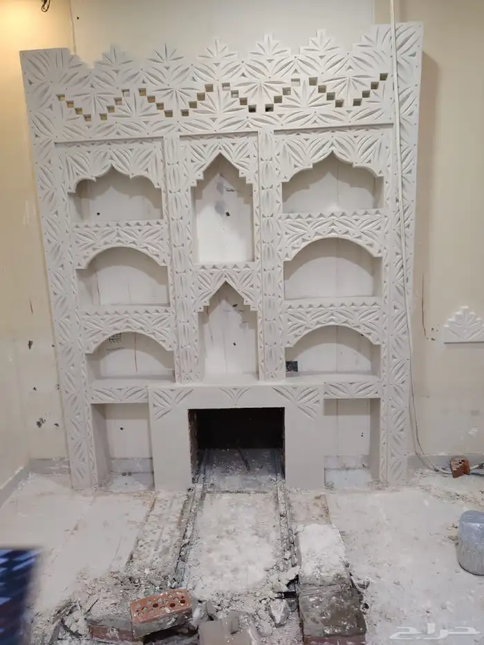 مشب كمار اوجار مدخنه مشب جبس ديكور حزام معلم باكستاني شغل 4
