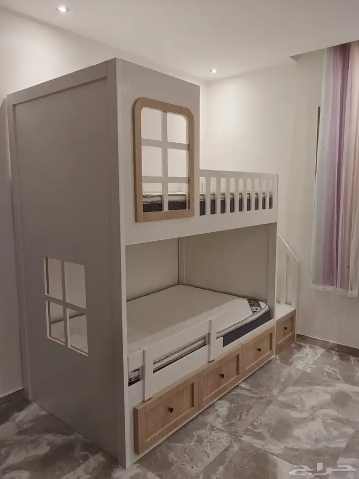 تفصيل غرف نوم _دولاب زاوية_أسرة اطفال 9