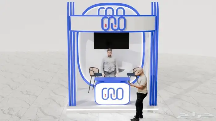 تصنيع وتنفيذاسوار المشاريع وبوثات المعارض 1