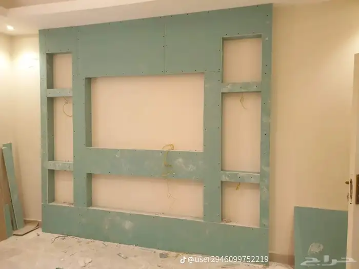 عمل جبس بورد سيمنت بورد شيبورد بديل رخام تكسيات البكيرية 21