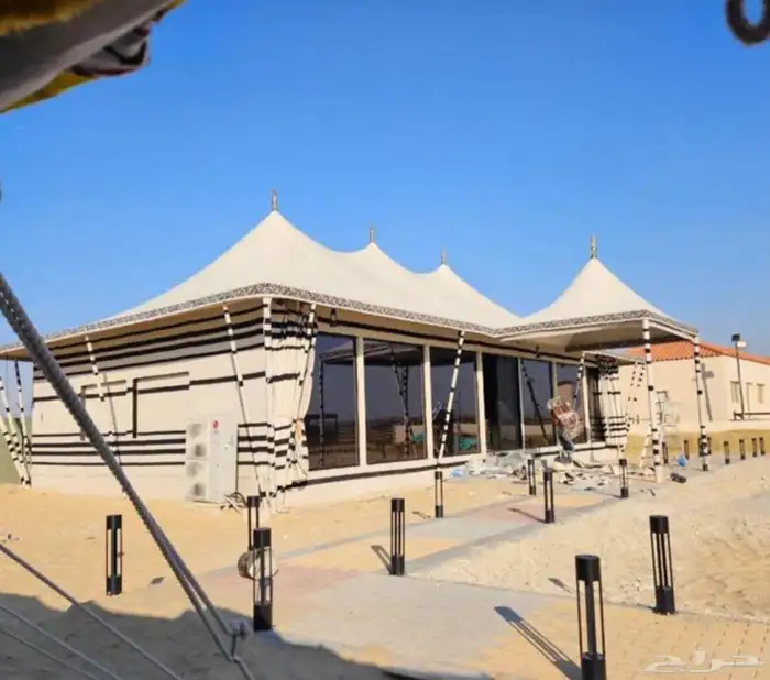 استلام مخيمات كاملة خيام ملكية مجالس خيام الصقور 1