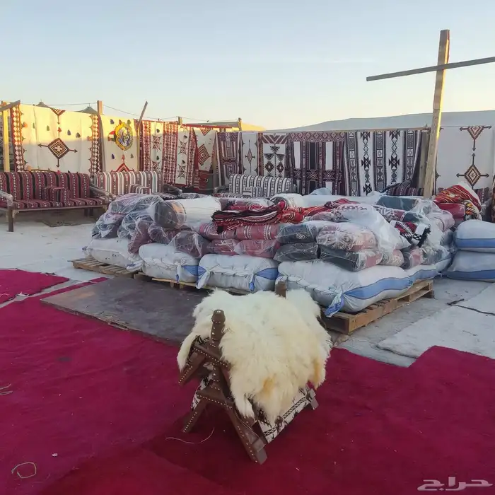 لوازم مخيمات وبيوت شعر 0