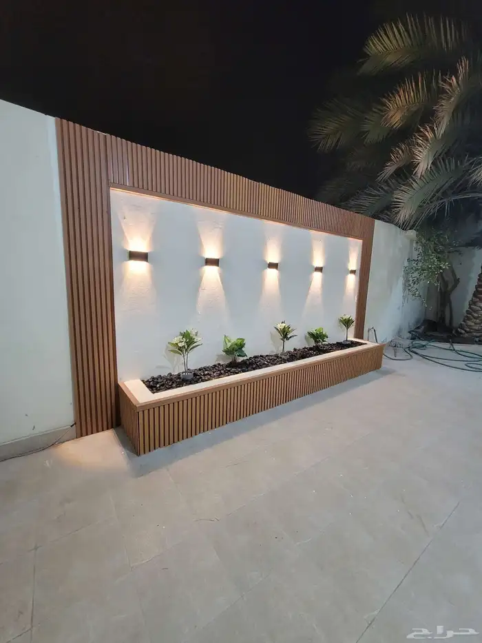 ديكورات واجهات جلسات خارجية سندويش_بانل 1