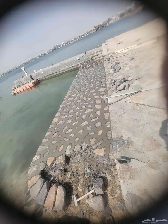 ممرات ارضيه ورباريب وتلابيس واحواض بالحجر الطبيعي 4