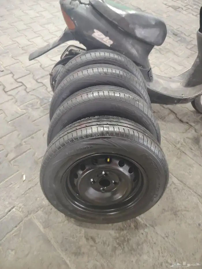 جنوط مقاس 14 تركب على اكسنت ويرس وكورولا وكياء 1