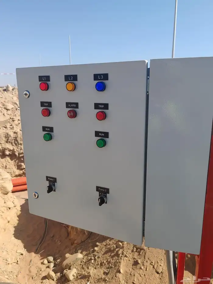 توريد وتركيب وصيانة لوحات تحكم محطات تحلية مضخات محركات 6