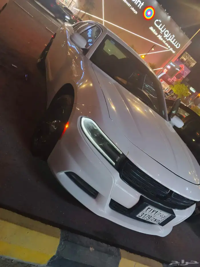 دوج تشارجر ابيض مخزن نضيييف موديل 2020 4