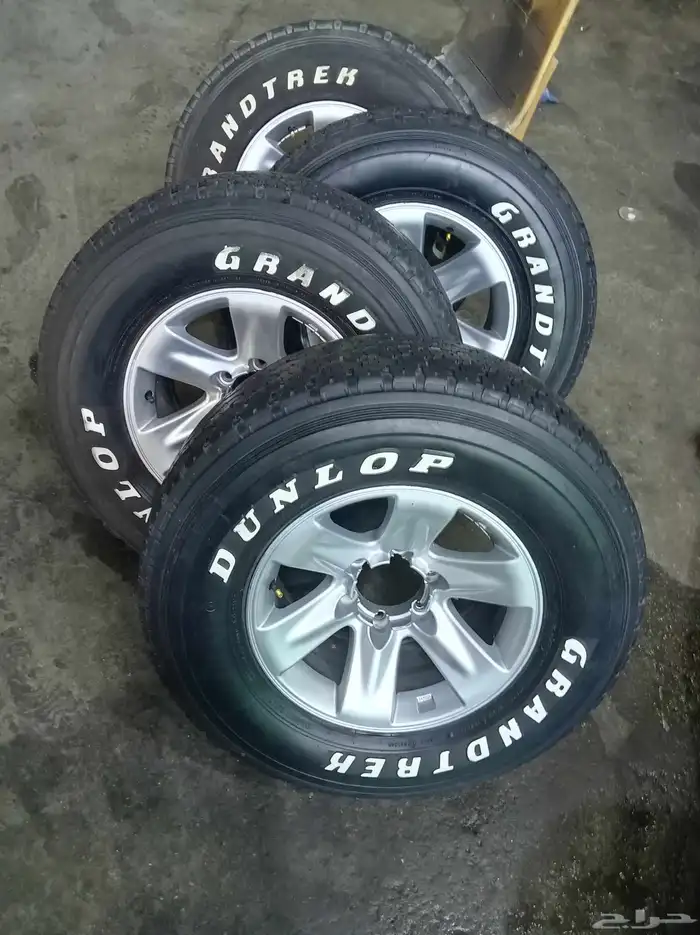 جنوط فتك باترول سفاري صيني مع كفرات دلوب يابني مقاس16 1