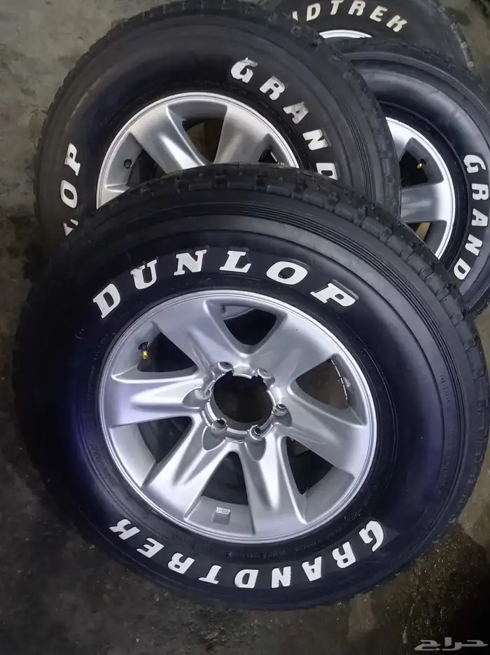 جنوط فتك باترول سفاري صيني مع كفرات دلوب يابني مقاس16 2