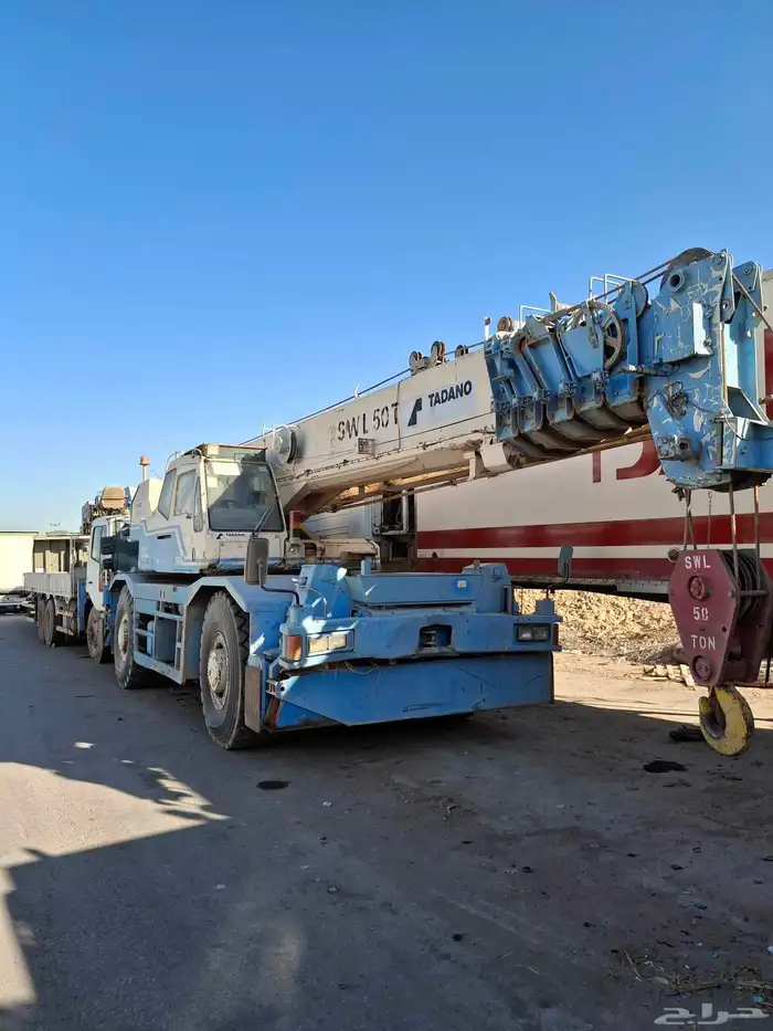كرين تدنوا شغال مديل 1997 50طن 0