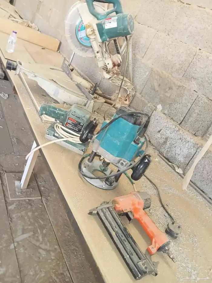 منشار زاوية روتر ماكيتا يابانيه ع شرط مكينة سنفرة م دباسة 6