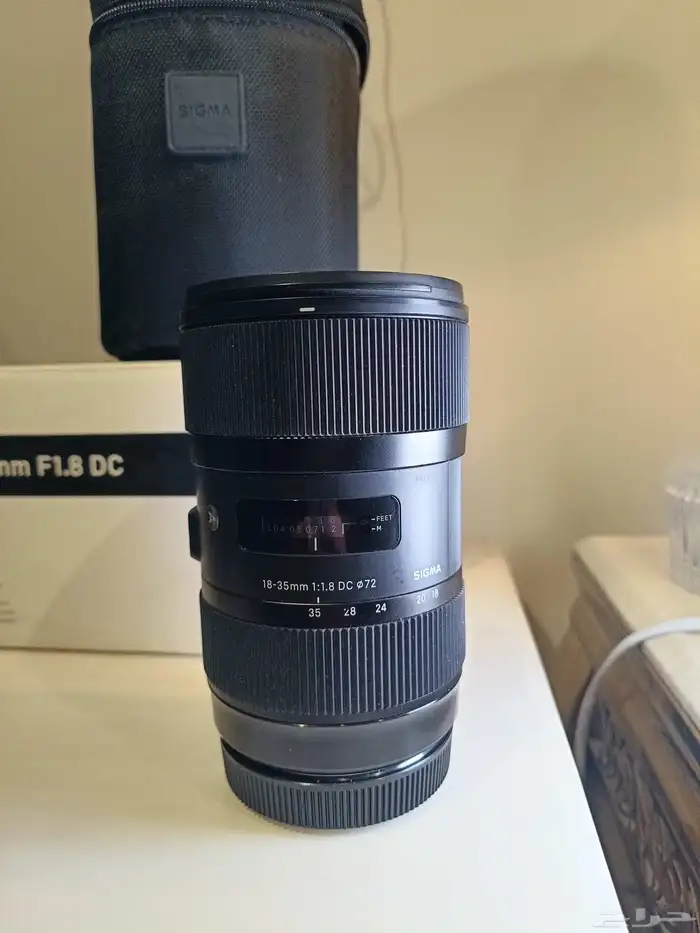 عدسة سجيما الفاخره لكانون 18-35 وعدسه اخرى 2