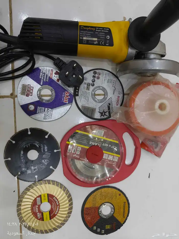 دريل امباكت كفرات وشنيور اثنين في واحد ودريل منشار صاروخ عدد 12