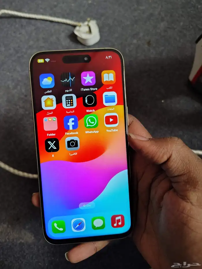 ايفون 15 بروماكس 256 درجة ثاني تجميع دبي 1