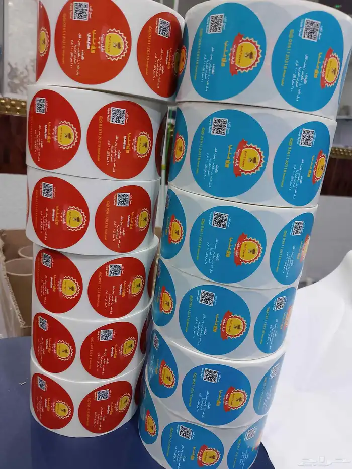 استيكر روول جميع الخامات متاحه وجوده الوان ممتازه 4