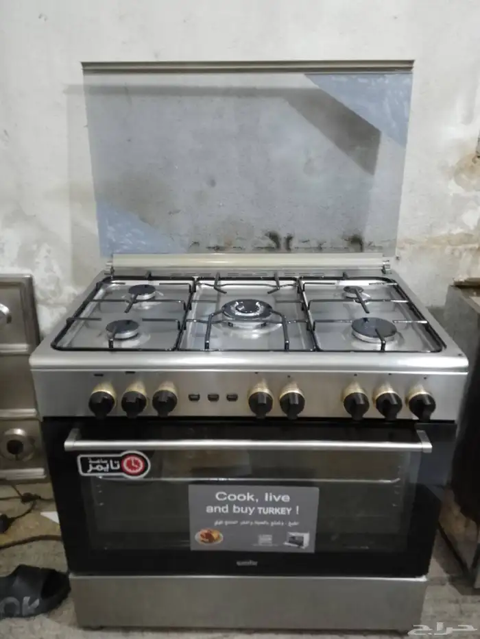 فرن تركي شبه جديد امان كامل إشعال ذاتي شوايه دجاج 2