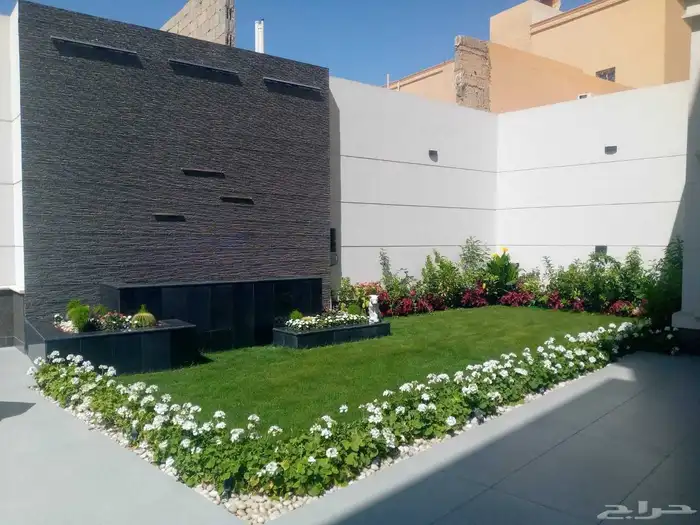 تنسيق حدائق بالرياض طبيعي وصناعي وتركيب شبكات الري 1